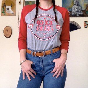 🔥SOLD🔥Vintage 1997 EXCO Jeans Baseball Tee